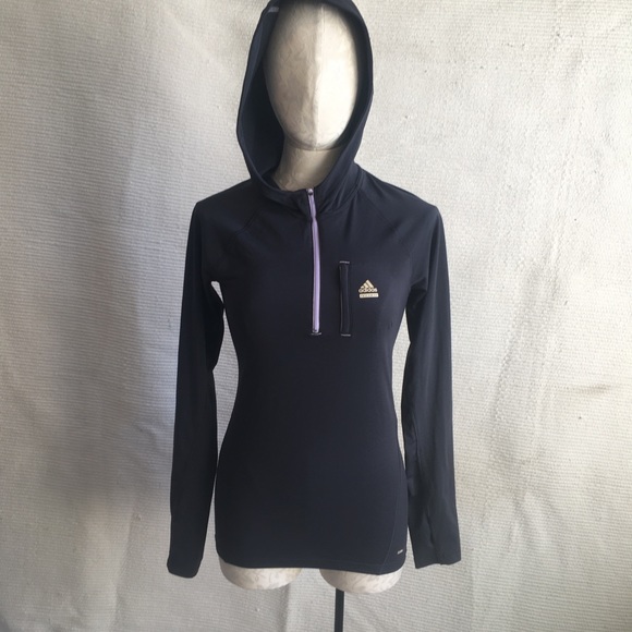 adidas Tops - Adidas Techfit Climalite Long-Sleeved Hoodie